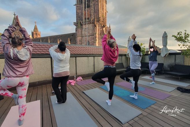 Roof Top Yoga x Flying Mat Yoga in Freiburg 1