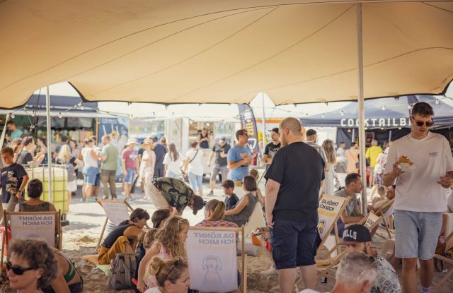 Marché alimentaire de rue