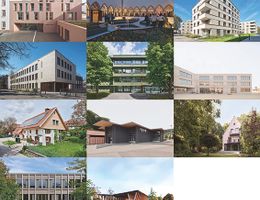 Collage ausgewählter Bauprojekte