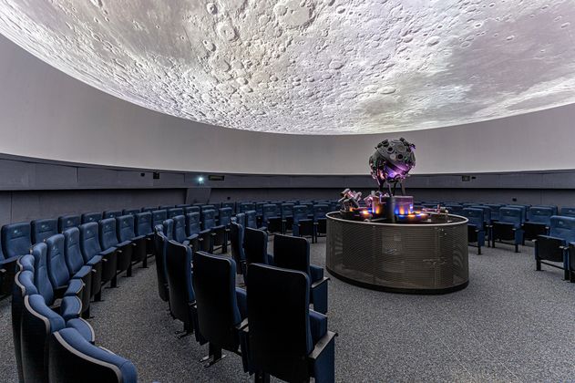 Kuppelsaal im Planetarium Freiburg