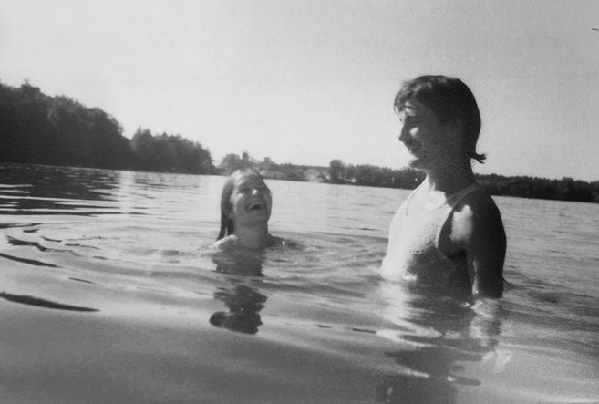 schwimende