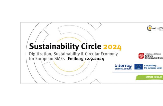 Sustainability Circle Veranstaltungsbanner, © microTEC Südwest