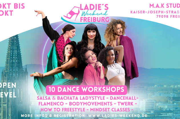 Tanzlehrerinnen des Ladies Weekends 2025