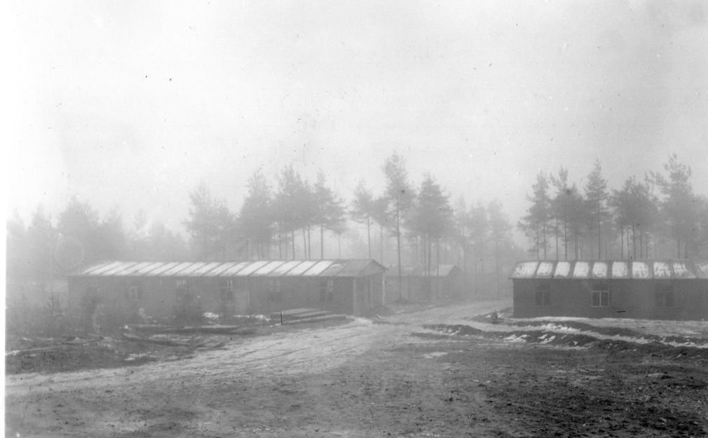 Blick ins DP-Camp "Pułaski" in Weiden in der Oberpfalz. 1945/1946