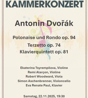 Dvorak Kammerkonzert Flyer
