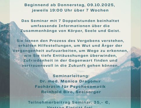 Flyer Vergebungsseminar