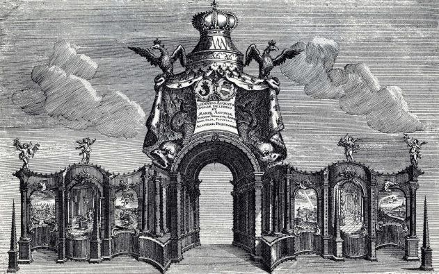 Die Ehernpforte der Albert-Ludwigs-Universität für Marie-Antoinette