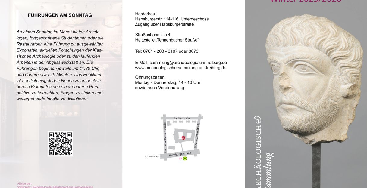 Archäologische Sammlung, Wegbeschreibung