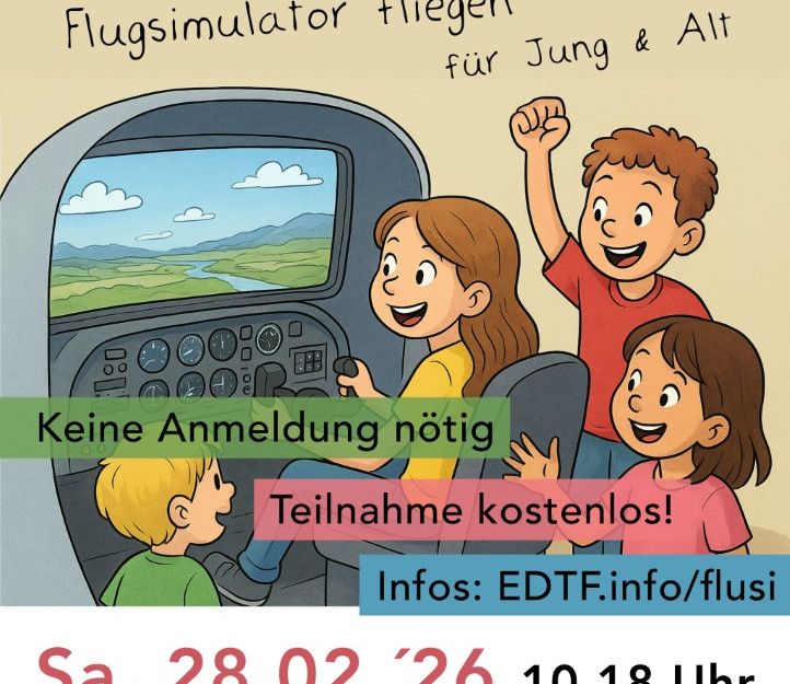 FLUSI - Flugsimulator fliegen für Jung und Alt