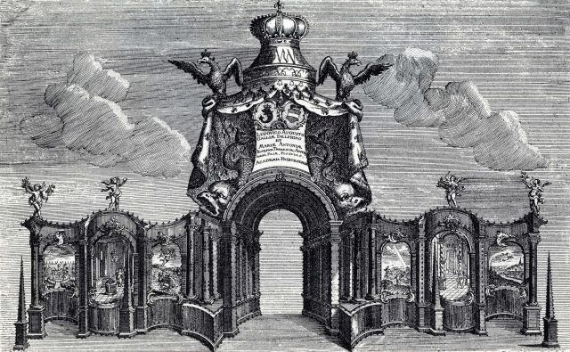 Die Ehernpforte der Albert-Ludwigs-Universität für Marie-Antoinette