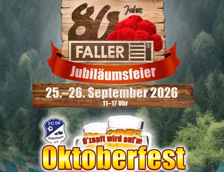 Veranstaltungsplakat - 80 Jahre FALLER Modellbau