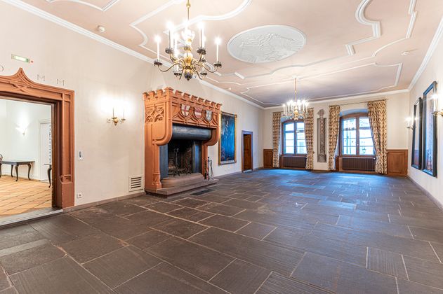 Kaminsaal im Historischen Kaufhaus. 