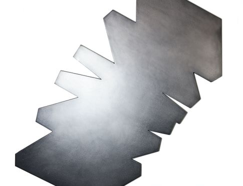Signature 02, 2024, Acryl und Graphit auf Holz, 57 x 200 cm, © Dave Grossmann
