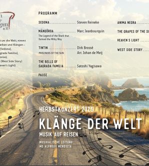 Programmteil Programmflyer Herbstkonzert Musikverein Freiburg-Tiengen 29.11.25