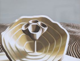 Kolorierte Zeichnung von Eberhard Brügel (1972)