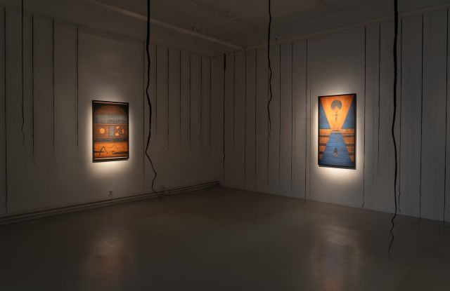 Bunmi Agusto, The Cave, 2025, Installationsansicht GG-E-WERK Freiburg, Foto Jennifer Rohrbach, © Jennifer Rohrbacher