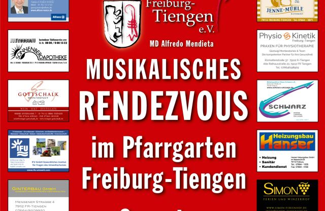 Plakat, © Musikverein Tiengen