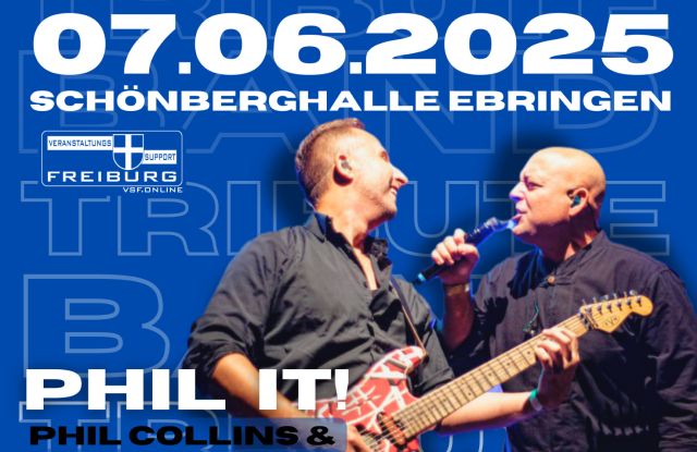 PHIL IT! Phil Collins & Genesis Tribute - 20 years VSF - Aftershow with DJ Rick van House