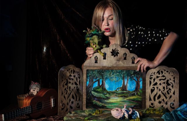 "Baba Yaga and the Sauerkraut" - a puppet theater from a suitcase with a creative workshop - a fairy tale for children and adults