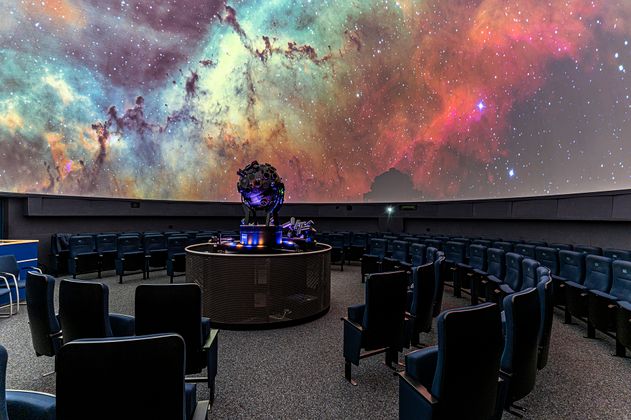 Kuppelsaal im Planetarium Freiburg