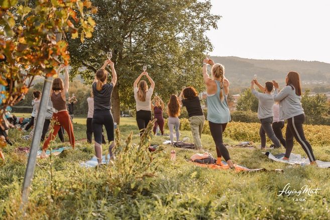 Yoga Wein in Freiburg