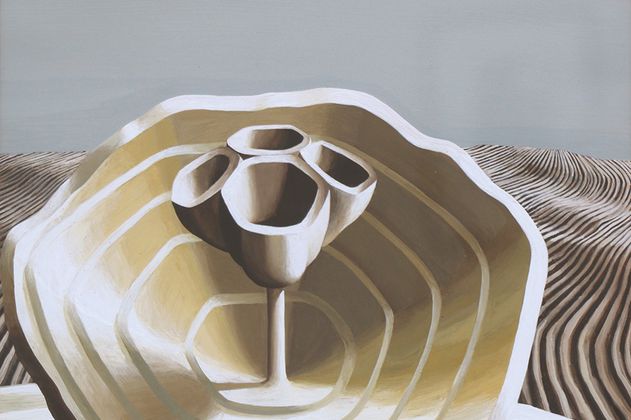 Kolorierte Zeichnung von Eberhard Brügel (1972)