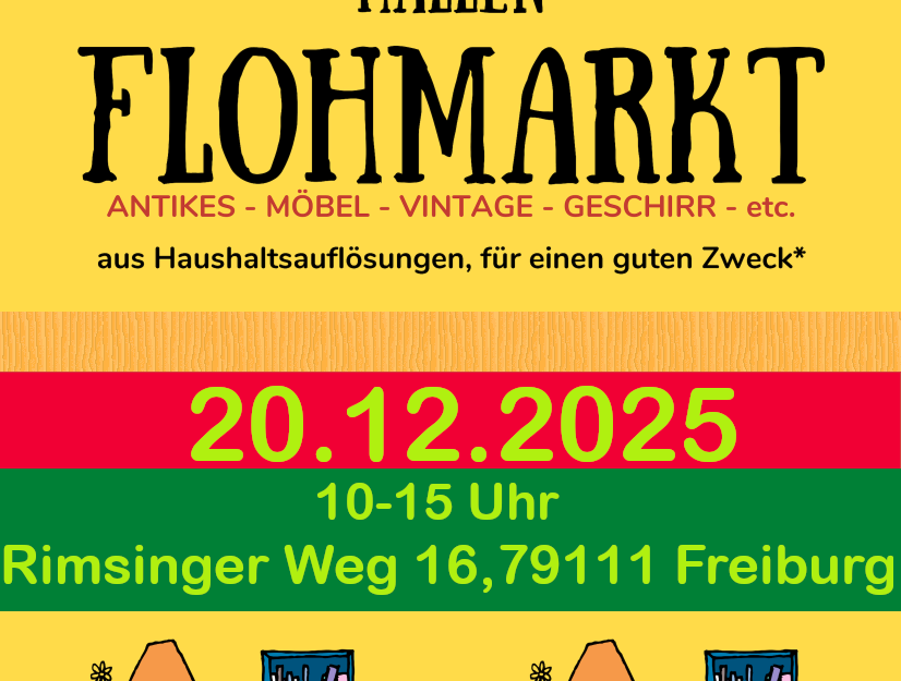 Hallenflohmarkt am 20.12.2025