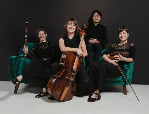 Nadja Camichel, Monika Ecker, Adhi Jacinth Tanumihardja und Isabel Soteras Valenti