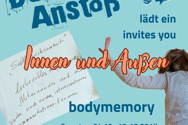 Plakat body memory bei DenkAnstoß