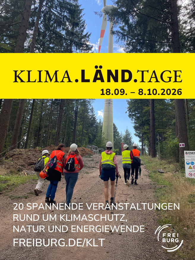 Wanderung zu den Windkraftanlagen
