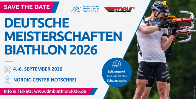 Poster Deutsche Meisterschaften Biathlon 2026