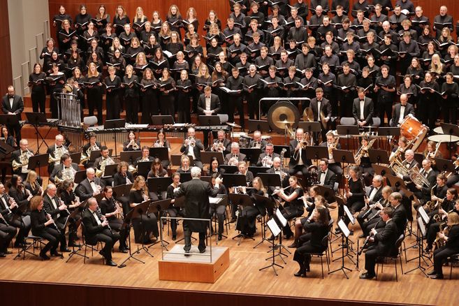 Das Freiburger Blasorchester im Konzerthaus Freiburg