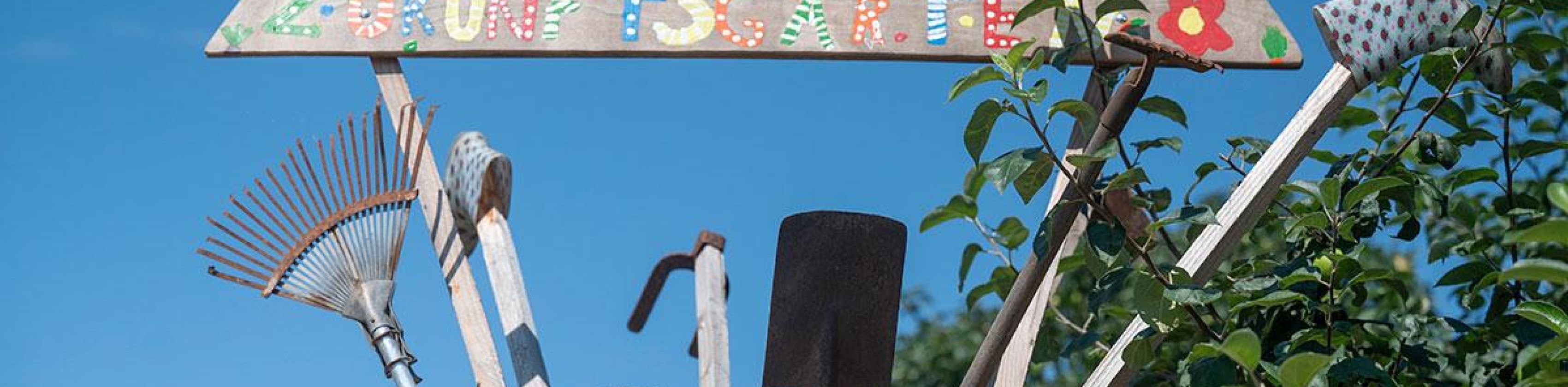 Temporärer Spielplatz auf dem Mundenhof