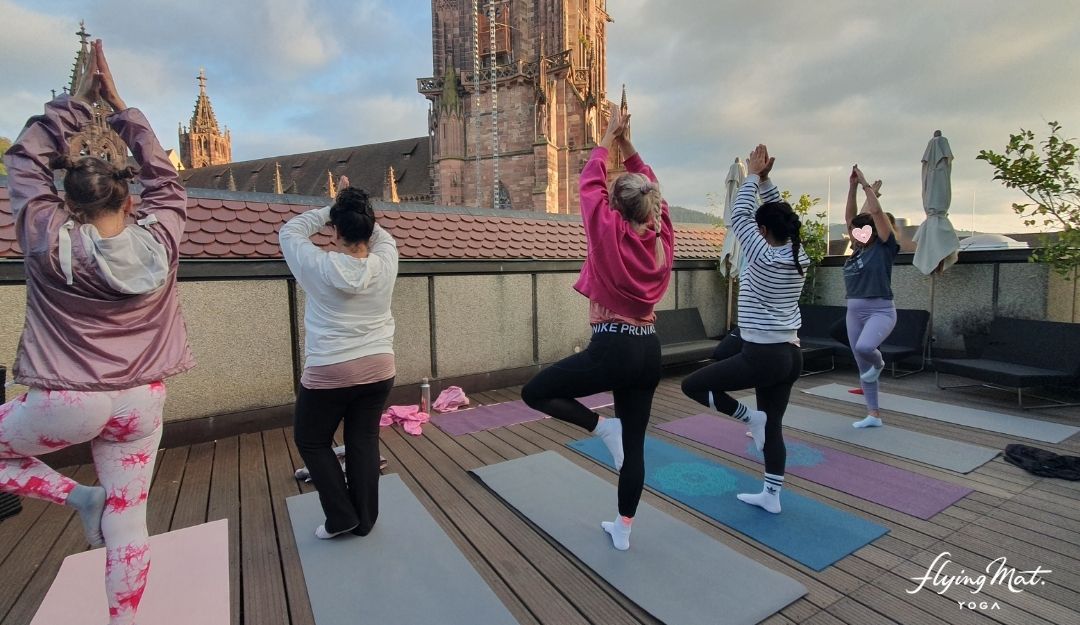 Roof Top Yoga x Flying Mat Yoga in Freiburg 1